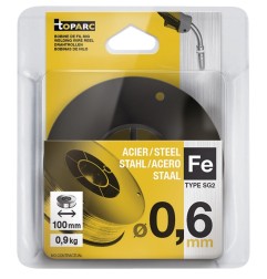 Gys MIG Stahldraht (G3Si1) ER 70S-6 , Ø 0.6 / 0.8 mm - Rollen 0.9 kg - 086593-1 - -