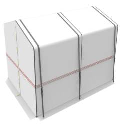 CEPRO Arbeitszelt Heavy Duty - Breite 300 cm - Tiefe 200 cm - Höhe 200cm/240cm - 90.41.00.3020 - -