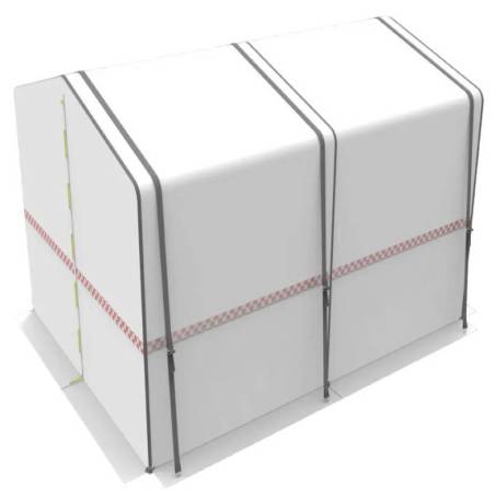 CEPRO Arbeitszelt Heavy Duty - Breite 300 cm - Tiefe 200 cm - Höhe 200cm/240cm - 90.41.00.3020 - -